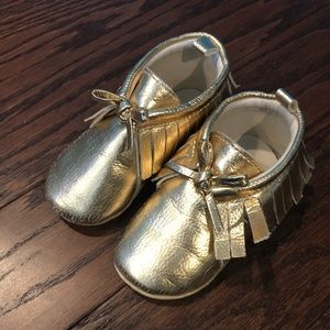 Gold Moccasins